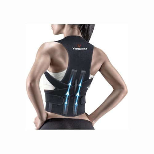 Venganza Back Brace Posture Corrector for Women and Men, Shoulder...
