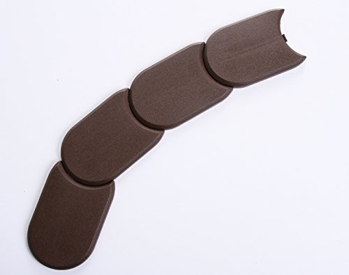 Palisade Rasenkante Garten Beeteinfassung Flexible Beetumrandung & Mähkante in…