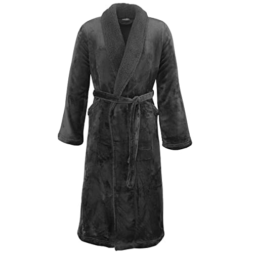 Peignoir polaire mixte BOLSTA Sensei Maison L anthracite