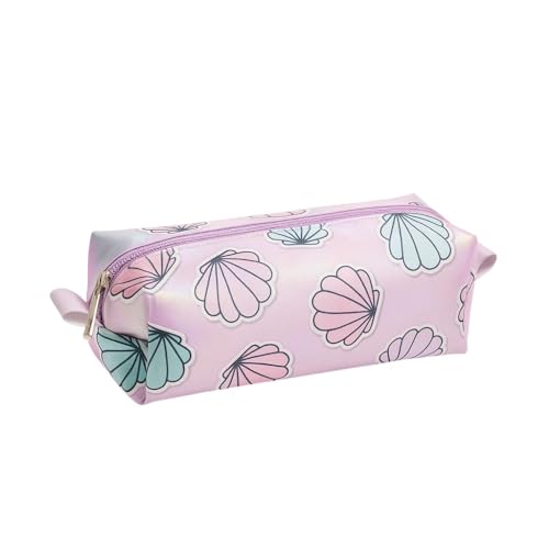 Estojo Escolar Infantil Porta Lápis Grande Menina Fofo Sereia