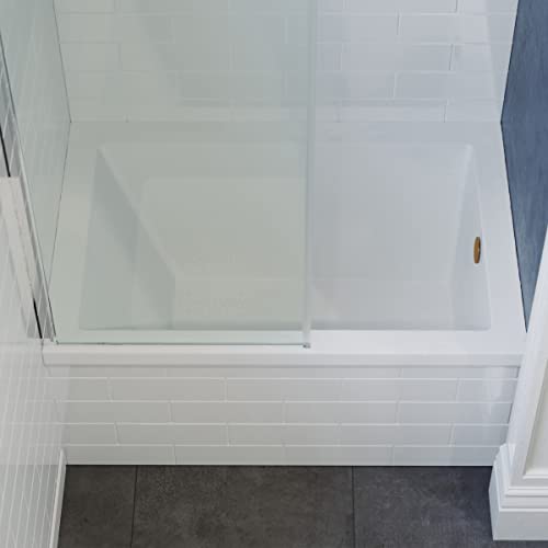 Image of Swiss Madison Voltaire 48 inch x 32 inch Right-Hand Drain Alcove Bathtub