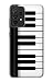 R3078 Black and White Piano Keyboard Case Cover for Samsung Galaxy A52s 5G