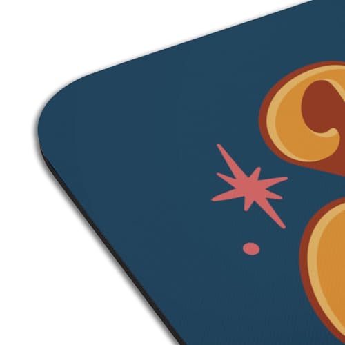 Sets de table bleu caoutchouc grand format message bien être x4 - 4