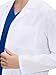 Professional Women's Lab Coat, 3-Pocket Medical Lab Coat for Science Chemistry and College, White, M
