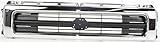 Evan-Fischer EVA17772010114 Grille for Toyota Pickup 92-95 Chrome Shell/Painted-Black Insert 4WD