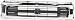 Evan-Fischer EVA17772010114 Grille for Toyota Pickup 92-95 Chrome Shell/Painted-Black Insert 4WD