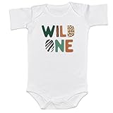 Matching Family Birthday Shirts Jungle Safari Animal Print Mom and Dad First Birthday Party Theme Clothes (12-18 Months, Colorful-Short Sleeve Romper)