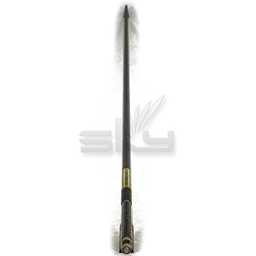 Paititi 4/4 Violin Bow Silver Inlaid Patterned Carbon Fiber Round Silver Wrap Brass Parts With Fleur De Lys Fully-Line Abalone #TOP2