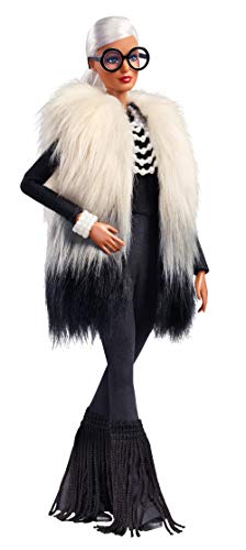 Barbie FWJ27 Signature Styled By Iris Apfel Collector Puppe für Sammler, Modeikone mit Fellweste, ab 6 Jahren – Bild 3