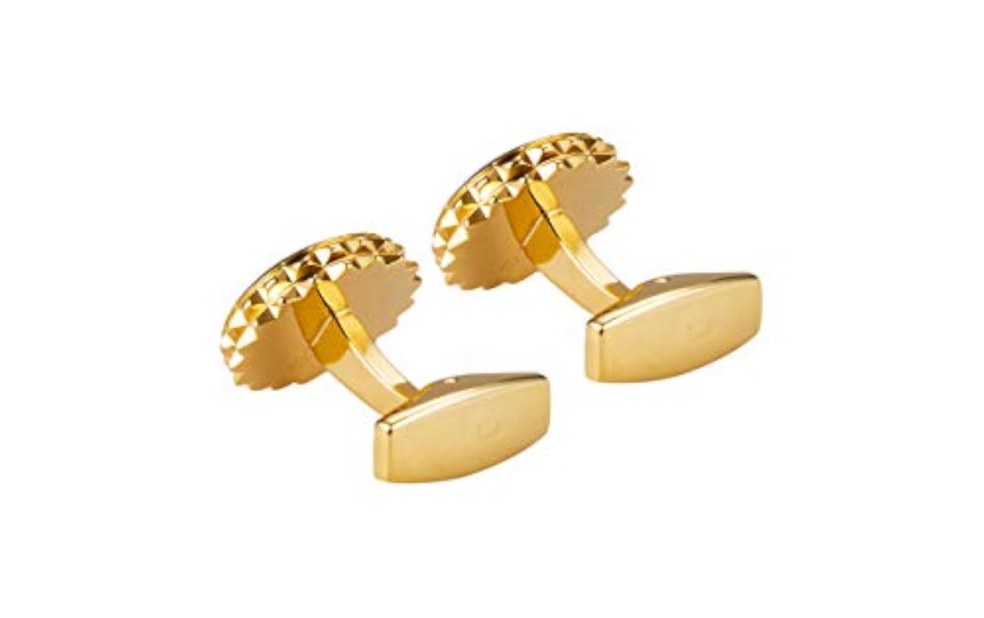 Men's Iconic Star Emblem Formal Executive Spike Cut Cufflinks