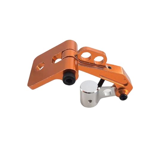 Asyduey Soporte de Montaje para Monitor de Pantalla FPV, Soporte de Metal, Acceso Directo para Transmisor RC FUTABA JR Crosswise, Color Naranja