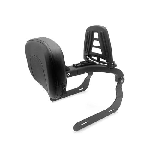 Sissy Bar de moto avec porte-bagages dossier réglable passager noir pour Street 750 et Sport Glide