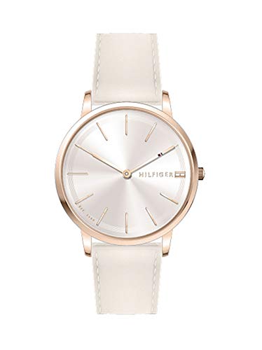 Preisvergleich Produktbild Tommy Hilfiger Damen Analog Quarz Uhr mit Leder Armband 1781936