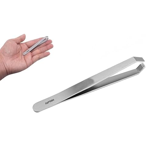 Wide Grip Slant Tweezers for Precision Care Cover