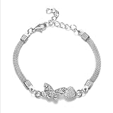 Le bracelet papillon Bling Diamond convient à la plupart des personnes, il est facile à mettre et à enlever, pas besoin de s'inquiéter de la taille..C'est votre élément de collocation indispensable.