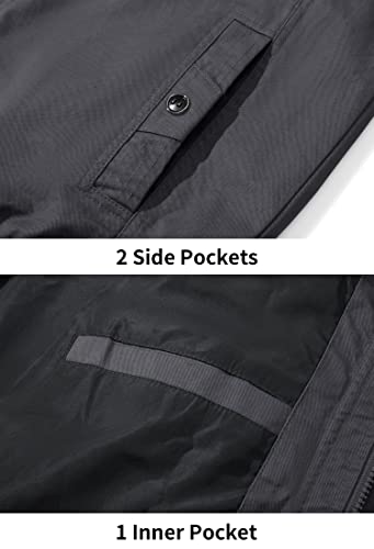 Bomber Jackets For Men Fashion Windbreaker Jacket Casual Work Jacket Cargo Jackets Hunting Coats Cotton Lightweight Jackets #TOP5