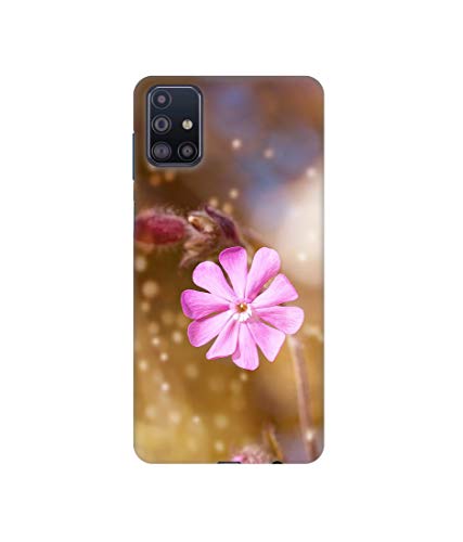 Image of Amazon Brand - Solimo Designer Pink Flower 3D Printed Hard Back Case Mobile Cover for Samsung Galaxy M31s