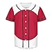 Vnurnrn Japan Flag Mens Baseball Button Down Jersey Hipster Hip Hop T Shirts