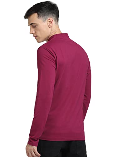 Image of Jack & Jones Men's Cotton Solid Slim Fit Crew Neck T-Shirt
