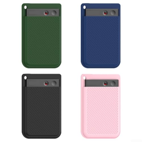 Hülle Kompatibel mit PLAUD Note AI Voice Recorder, Silikon Stoßfeste Schutzhülle, Halterung für PLAUD Note AI Voice Recorder Case, Schutzhülle für Aufnahmegerät, tragbar, 9.7x6.4cm, Rosa