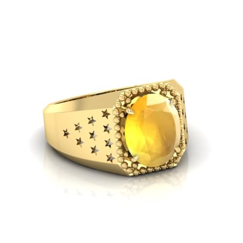 Bague saphir astrologique ajustable, le cadeau spirituel parfait pour homme et femme