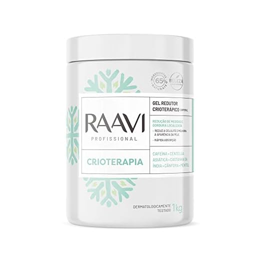 Gel Redutor Crioterápico 1Kg, Raavi