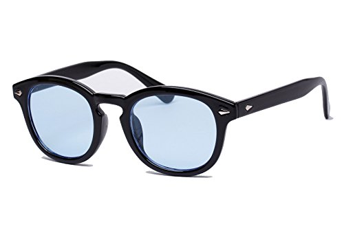 Image of Bestum Retro Inspired Sunglasses With Rivets Tinted Lens UV400