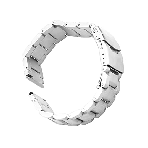 Reloj de acero inoxidable banda de metal transpirable y cómoda