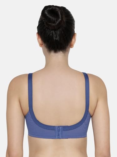 Image of Triumph Doreen Wireless Women Bra Non Wired and Non Padded Full Coverage Lace Support Bra High Center Bridge & Power-Net Side Panels Adjustable Straps Everyday Comfort Bra Pack of 1
