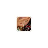 Poxtex Christmas Earrings Jewelry for Women, Gold Red Green Stud Hoop Jacket Festive Holiday Earring Set, Christmas Stocking Stuffers for Women Gifts