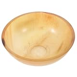 FONDOTIN Handgefertigtes Gua Sha Schabewerkzeug aus Natürlichem Ochsenhorn mit Rasierseifenschale 7,5cm Massagebrett für Körper und Gesichtsmassage Vielseitiges Massagegerät für Cellulite