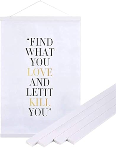 Benjia 30x20 30x40 30x30 Poster Frame, Magnetic Light Wood Wooden Frame Hanger for Photo Picture Canvas Artwork Art Print Wall Hanging (1 Pack, 30", White)