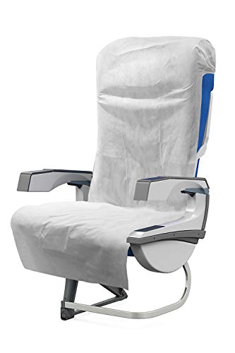 Safcott Airplane Seat Covers (2 sterilized Disposable Covers sets Per Packages)