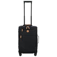 Bric's X Travel - Carry-On Luggage Bag with Spinner Wheels - 21 Inch - Luxury Luggage Bag - Black