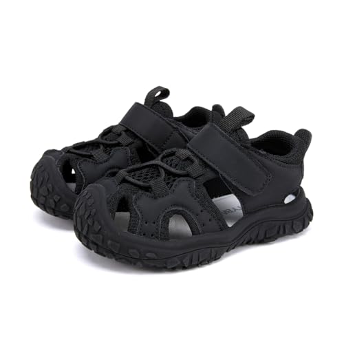 Image of BMCiTYBM Baby Boy Girl Closed Toe Summer Toddler Sandals Lightweight Shoes Infant Non-Slip First Walking Sneakers 6 9 12 18 24 Months 2-3 Years