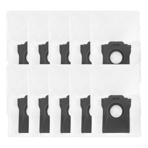 Bolsas desechables de repuesto para Cecotec para Conga para X100 para aspiradora X-Treme con gran capacidad de 3,5 L, adecuadas para estación de vaciado automático, paquete de 4 o 10 unidades (paquete