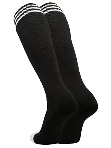 Image of TCK Striped Soccer Socks for Kids, Youth & Adults - Over the Calf Tube Socks for Men & Women, Baseball & Football Team Sports