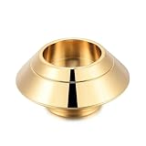 GMLRTOSPT Joyería de cremación para Cenizas para Seres Queridos Urna de Recuerdo de Acero Inoxidable para Cenizas humanas/Mascotas - Oro