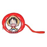 SAKAMI - One Piece - Ruffy - Peluche/Plush - Coin Purse/Portefeuille 10 cm - Original et sous Licence