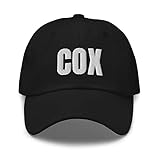Cox Family Reunion Hat Last Name Cox Hat Dad Cap Embroidered Dad Hat Baseball Cap Black