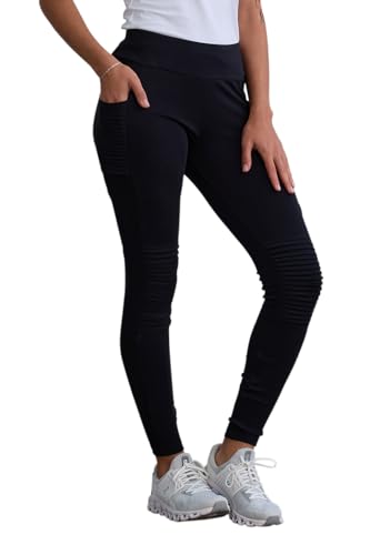 Fair Indigo Women's Organic 100% Cotton Seamed...