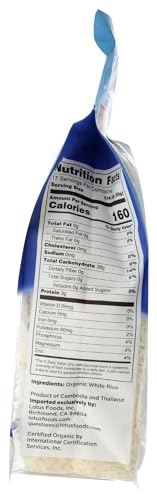 Image of LOTUS FOODS Organic White Jasmine Rice, 30 OZ