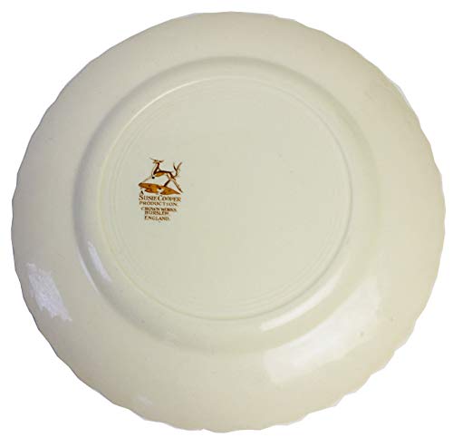 スージークーパー　パトリシア・ローズのオーバルプレート（1930年代以降） スージークーパーパトリシア・ローズのオーバルプレート（1930