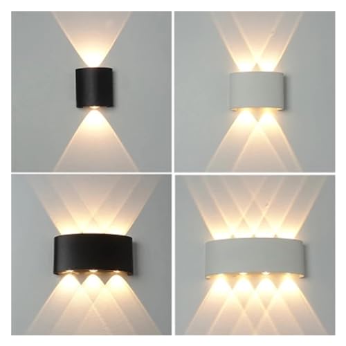 Iluminación de jardín impermeable con aplique LED IP65 para exterior y escalera 2