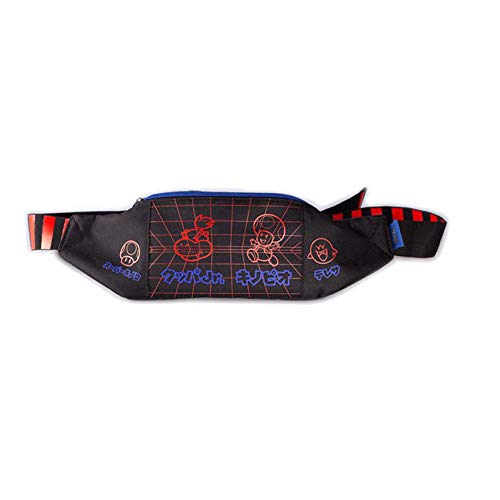 Super Mario Bros. Neon Characters Print Waist Bag