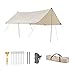 Outdoor-Sonnensegel, UV-beständiger Sonnenschutz, Regenfeste Pergola, Tragbares Camping-Strand-Picknick-Campingzelt
