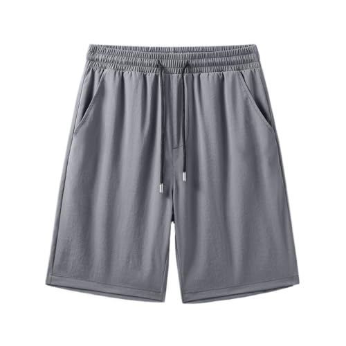 Short sportif d'été anti-transpiring en soie glacée pour hommes