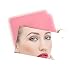 Markha Travel Pocket Mirror for Girls - Small and Compact Unbreakable, Stainless Mini Hand Mirror with PU Leather Pink Case