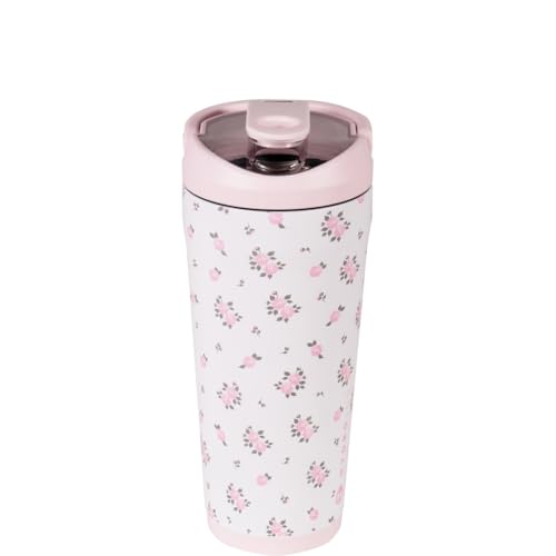 Image of HydroJug Insulated Protein Shaker Bottle 24 oz, Silent Mixing, Wildrose