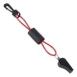 lasuroa Sifflets de Bateau avec Cordon, Son Puissant Sifflet de Sécurité Accessoire Survie et Secours pour Kayak Camping Randonnée Sauvetage